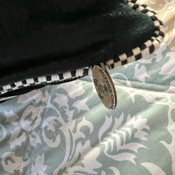 McKenzie Childs embroidered pillow 19” x 19” - Picture 2 of 5